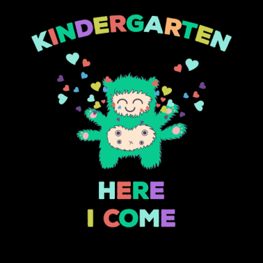 Motiv Kindergarten Hier komme ich