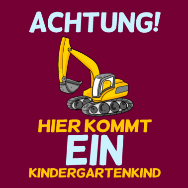 Motiv Kindergarten Bagger