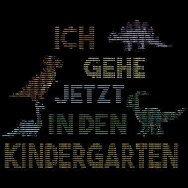 Motiv Der Kindergarten ASCII