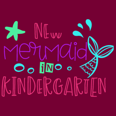 Motiv New Mermaid Kindergarten Geschenk Kindergarten Erz