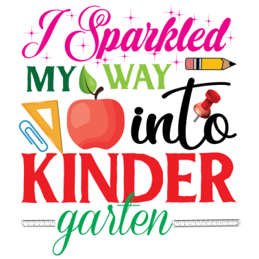 Motiv Habe mir meinen Weg in die Kindergarten gefunkelt