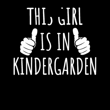 Motiv Dieses Mädchen ist im Kindergarten