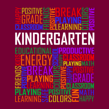 Motiv Kindergarten Wörter