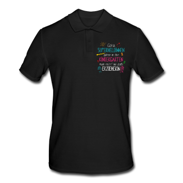 Kindergarten Poloshirt - Kindergarten Erzieherin
