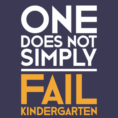 Motiv Funny Kindergarten Design Quote Fail Kindergarten