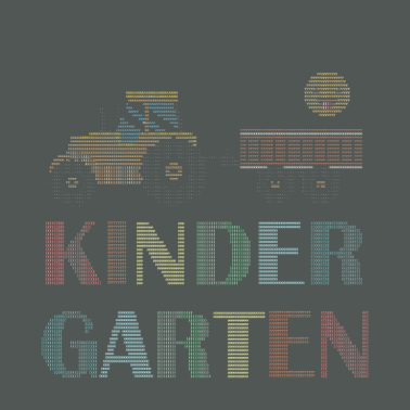 Motiv Ich gehe jetzt Kindergarten ASCII