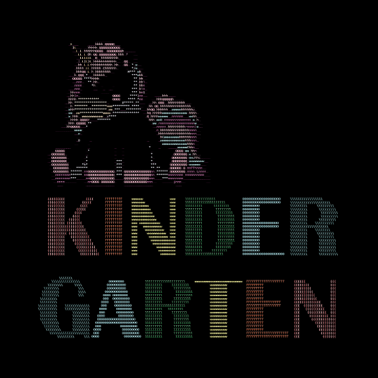 Motiv Ich gehe in den Kindergarten ASCII