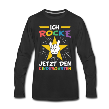 Kindergarten Langarmshirt - Kindergarten | Ich rocke jetzt den Kindergarten