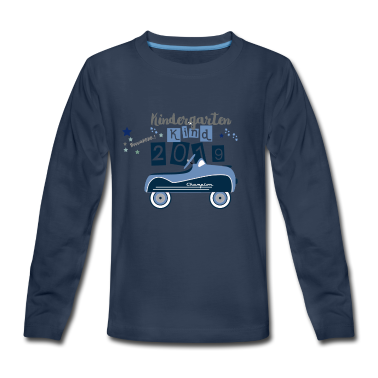 Kindergarten Langarmshirt - Kindergartenkind Auto kleiner Champion