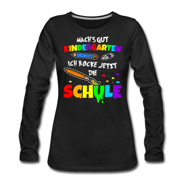 Kindergarten Langarmshirt - Einschulung Schulkind 2021 Erster Schultag Kinder