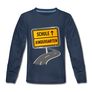 Kindergarten Langarmshirt - Vom Kindergarten in die Schule