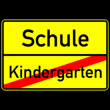 Motiv Einschulung: Schule, Kindergarten Ende