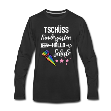 Kindergarten Langarmshirt - Tschüss Kindergarten Einschulung Erstklässler