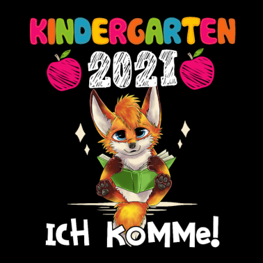Motiv Kindergarten 2021 Ich Komme! Fuchs