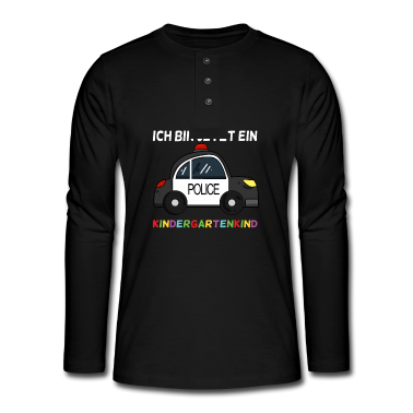 Kindergarten Langarmshirt - Kindergarten Polizei Geschenk