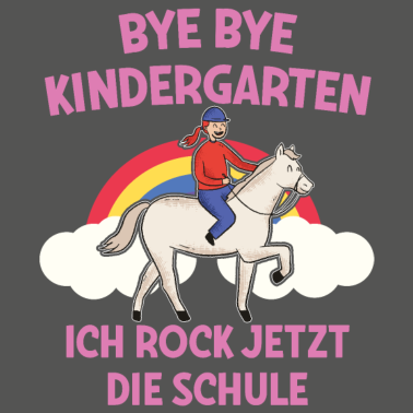 Motiv bye bye Kindergarten ich rock jetzt die Schule