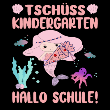 Motiv Einschulung Idee Tschüss Kindergarten Hallo Schule