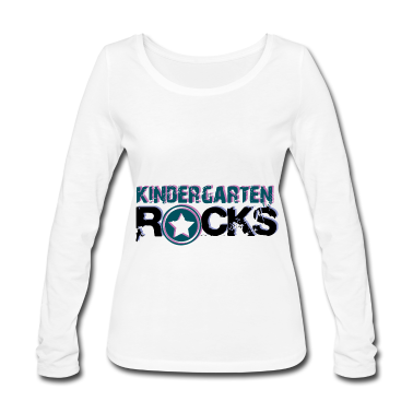 Kindergarten Langarmshirt - Kindergarten Rocks Schriftzug