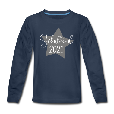 Kindergarten Langarmshirt - Schulkind 2021 / 1. Schultag