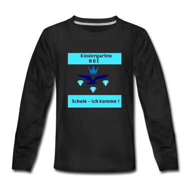 Kindergarten Langarmshirt - Kindergarten ade, Schule - ich komme!