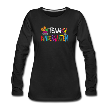 Kindergarten Langarmshirt - Team Kindergarten Kinder Erzieherin Geschenk