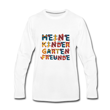 Kindergarten Langarmshirt - Meine Kindergarten Freunde Tier Kinder T-shirt
