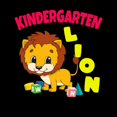 Motiv Kindergarten Löwe Jungen Geschenk
