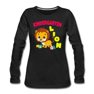 Kindergarten Langarmshirt - Kindergarten Löwe Jungen Geschenk