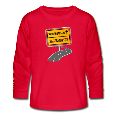 Kindergarten Langarmshirt - Von der Tagesmutter in den Kindergarten