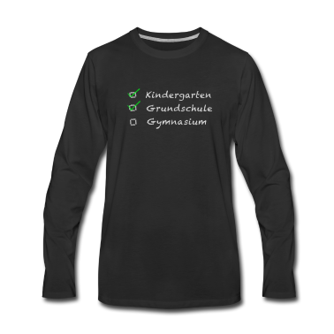 Kindergarten Langarmshirt - Lustiges 5. Klasse Gymnasium Shirt zur Einschulung