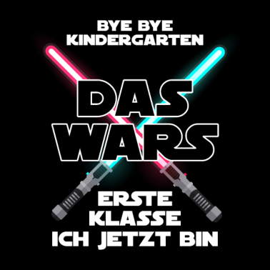 Motiv Bye Bye Kindergarten 1 Klasse Geschenk