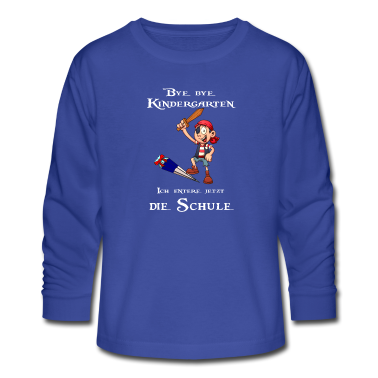 Kindergarten Langarmshirt - Einschulung Pirat