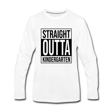 Kindergarten Langarmshirt - Straight Outta Kindergarten
