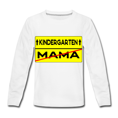 Kindergarten Langarmshirt - Kindergarten Mama