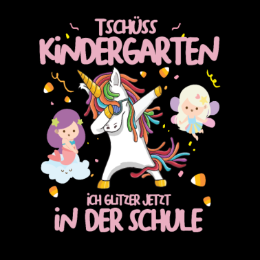 Motiv Einschulung Dabbing Einhorn Feen Cooles Geschenk