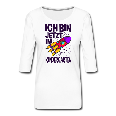 Kindergarten Langarmshirt - ICH BIN JETZT IM KINDERGARTEN KINDERGARTEN