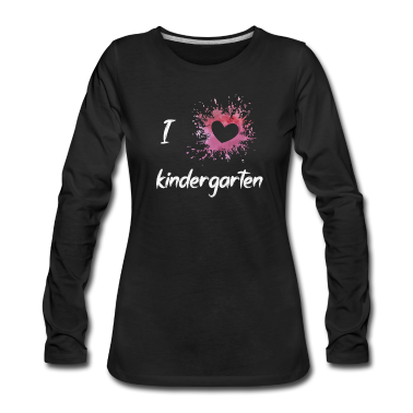 Kindergarten Langarmshirt - Kindergarten | i love kindergarten