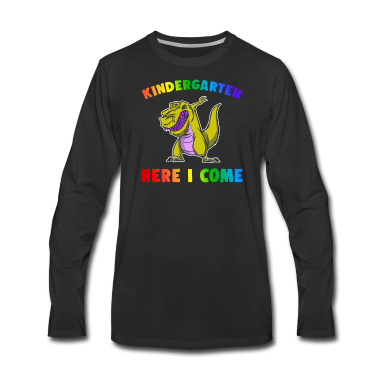 Kindergarten Langarmshirt - Kindergarten Dinosaurier Kindergarten Junge