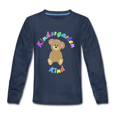 Kindergarten Langarmshirt - Kindergarten Kind Teddy Kindergarten