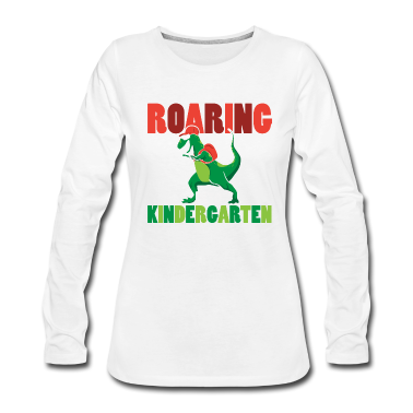 Kindergarten Langarmshirt - Brüllend in den Kindergarten
