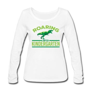 Kindergarten Langarmshirt - Brüllend in den Kindergarten