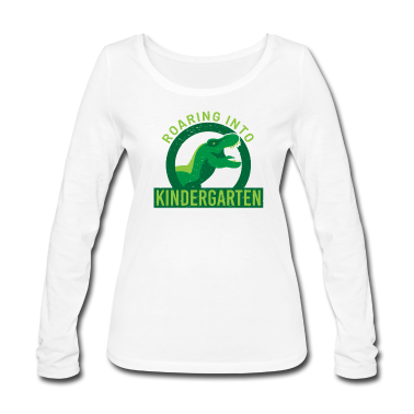 Kindergarten Langarmshirt - Brüllend in den Kindergarten