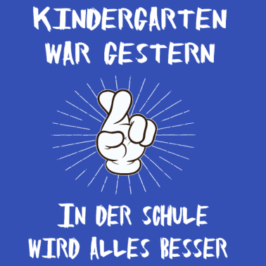 Motiv Kindergarten war gestern