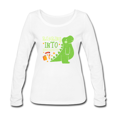 Kindergarten Langarmshirt - Kindergarten Dinosaurier