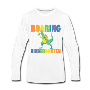 Kindergarten Langarmshirt - Brüllend in den Kindergarten