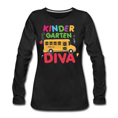 Kindergarten Langarmshirt - Kindergarten Diva