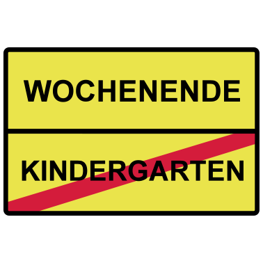 Motiv kindergarten wochenende