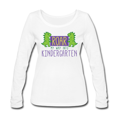 Kindergarten Langarmshirt - Brüllend in den Kindergarten