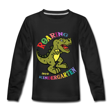 Kindergarten Langarmshirt - Kindergarten Dino