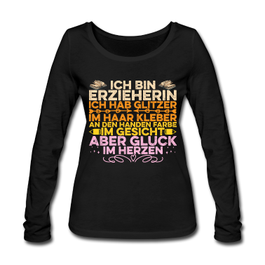 Kindergarten Langarmshirt - Ich bin Erzieherin im Kindergarten